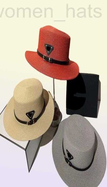 Ball Caps designer 2023 Fashion Bucket Hat Designer cappello di paglia di lusso gentiluomo berretti estate spiaggia moda men039s e women039s casual ha3876707 SBD1