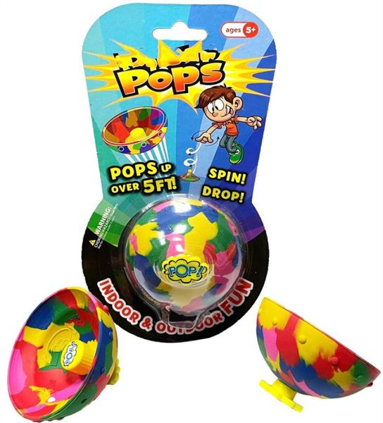 Descompressão de borracha Pops Jumping Bowl Silicone Fidget Brinquedos para Crianças Adultos Escritório Home Dedo Novidade Alívio Pressão Anti Stress8328409