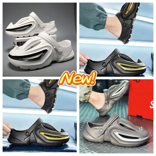 GAI Shark scarpe da spiaggia con suola morbida fatturate scarpe estive da uomo sandali da esterno traspiranti Uomo Fabbrica di gomma Cheap Beach Outdoor Hole Leggero EUR40-45