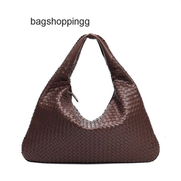 2024 Jodie Soft Woven Western Hobo Borse in pelle pura Borsa Designer Venetas Hop Super Large Botteega Handmade Pelle bovina Teen Casual Borsa sotto le ascelle N5V9