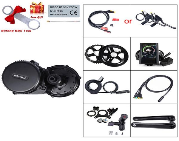 Bafang 8fun BBS02 BBS02B 48V 750W Orta Tahrik Krank Motor Elektrik Bisiklet Dönüşüm Kiti Ebike BB6873mm Güçlü Orta Motor W Ins4754927