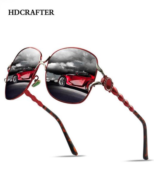 Occhiali da sole oversize HDCrafter per donne polarizzate occhiali da sole da sole con guida retrò vintage femminile occhiali da sole UV4004460101