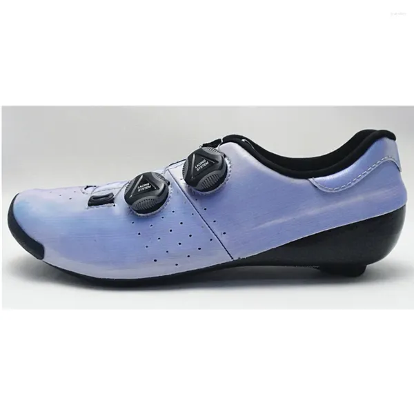 Sapatos de ciclismo City C3 3D TPU mudança de cor azul sapato de estrada carbono profissional Lake BONT Verducci