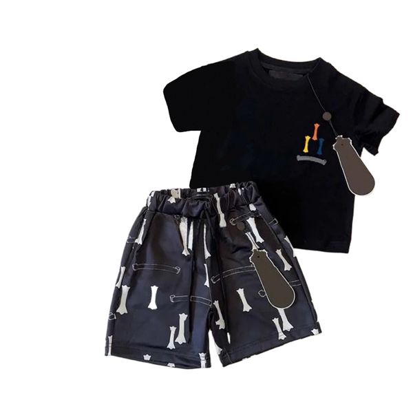 Designer Baby Kinder T-Shirts Shorts Sets Kleinkind Jungen Mädchen Kleidung Set Kleidung Sommer weiß schwarz Luxus Trainingsanzug Jugend Sportsuit B01