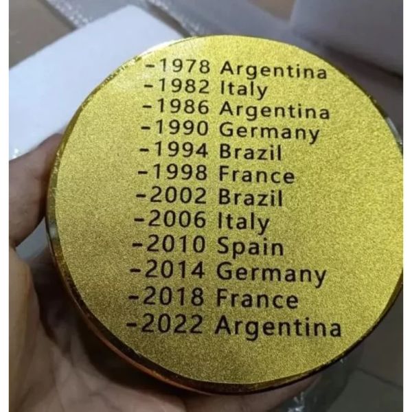 Esculturas mundo argentina campeão troféu copo de futebol resina lembranças ouro jogo de futebol troféu artesanato troféus europeus decoração para casa