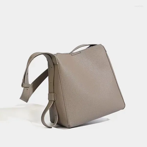 Сумки на плечо 2024 Нишевая дизайнерская роскошная сумка-ведро в стиле ретро Изысканная и универсальная сумка-корзина для овощей Высококачественная повседневная сумка