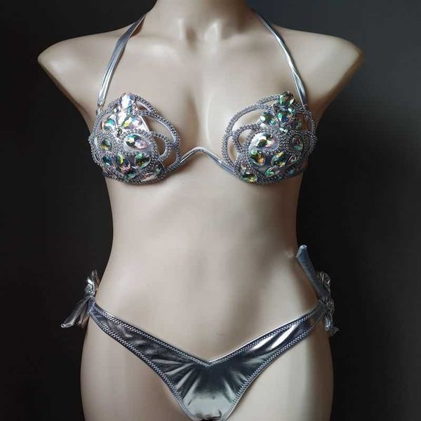 Neue ausgeschnittene Diamant-Bikini-Sexy-Mädchen-Badebekleidung