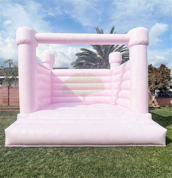 4x4m trambolinler PVC taban ve Oxford Duvarları Şişme Bedeli Çadır Beyaz Atlama Bouncy Kale Jumper Bounce House Party Düğün Etkinliği