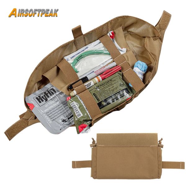 Bolsas Tactical Primeiros Soces Bag Militar Molle Bolsa Médica Dobrável EDC Bolsa Droga de Droga