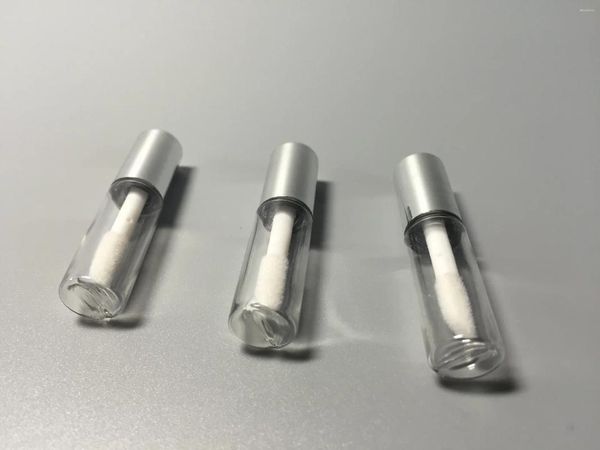 Garrafas de armazenamento 90 pcs tubos de brilho labial 1.2ml recipiente de tubo vazio transparente organizar batom recarregável para maquiagem