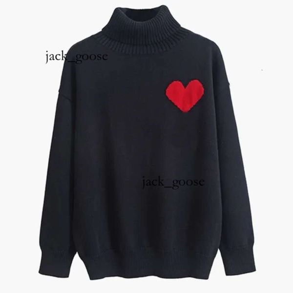 Play Herrenpullover Neuer Designerpullover Little Red Heart Designer Amis Cardigan Wintermode Marke Love Stickerei Lose Damenpullover 931