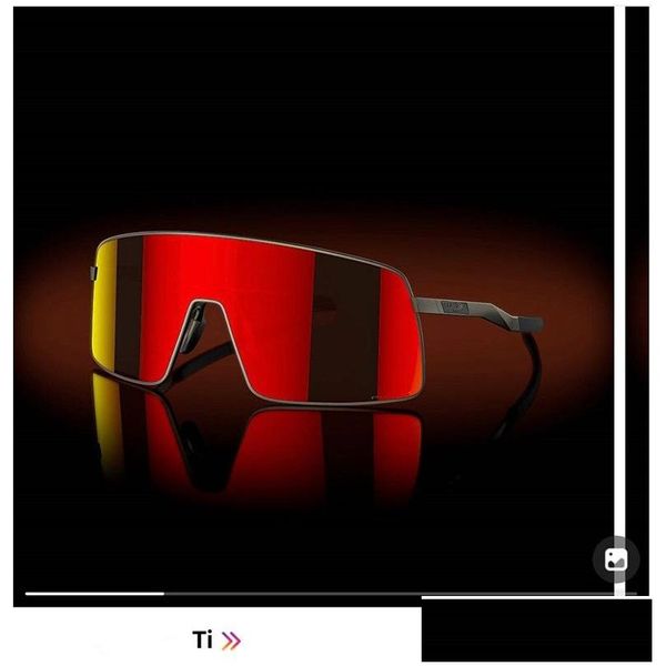 Уличные очки Ti Oo6013 Солнцезащитные очки для велоспорта UV400 Поляризованные линзы Очки для верховой езды Mtb Велосипедные очки для мужчин Женщин Качество Aaa с футляром Otxcd