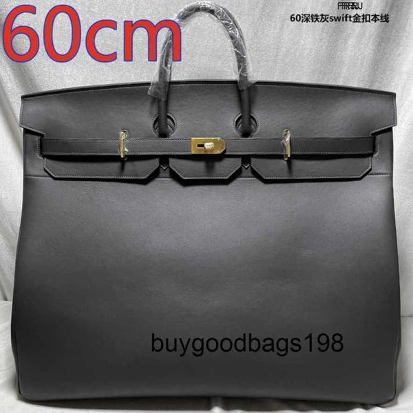 60cm Handtaschen Maßgeschneiderte Limited Edition Tasche Hac Große Reisekapazität Leder Domineering Herren Have Logo Li5f SCD5