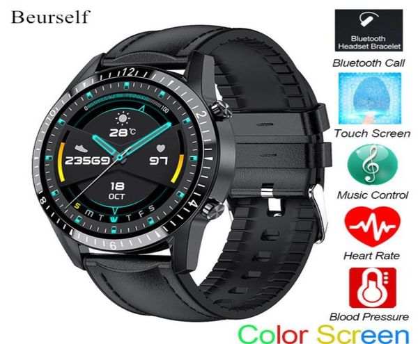 Smart Watch i9 сенсорная экрана Bluetooth Hand Smart Wwatch Мужские женские фитнес -трекер Call Call Message Music Band8699511