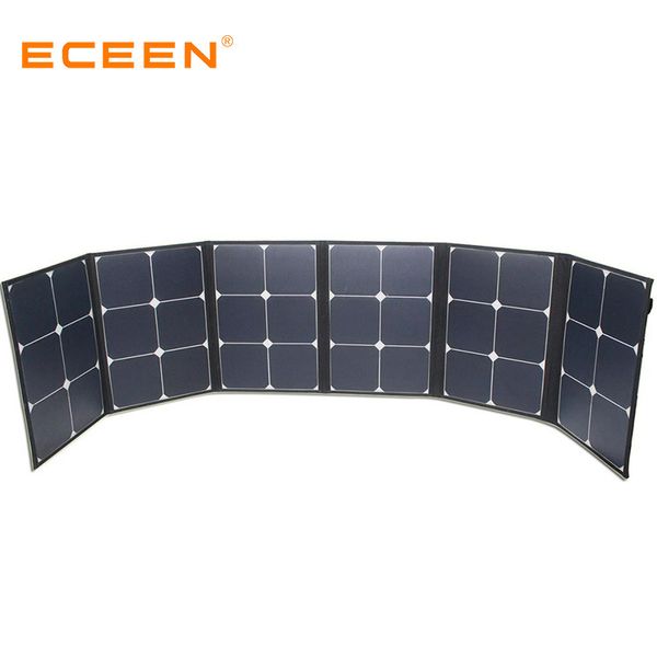 Vendas diretas do fabricante de painel de carregamento solar de emergência para carro de 120 W, carregador de telefone solar de aventura ao ar livre