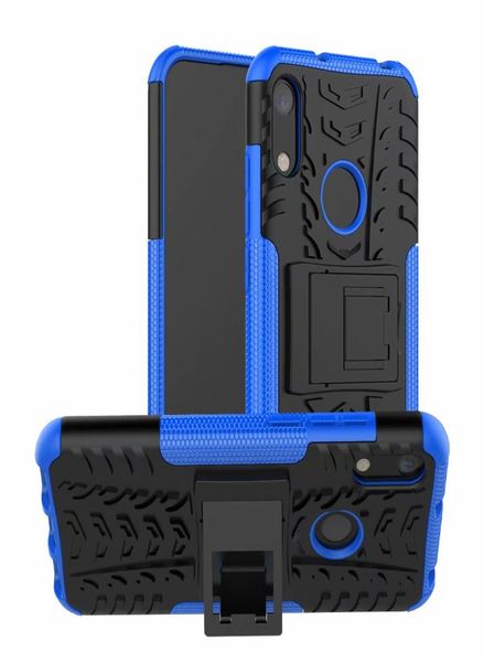 Für Huawei Y6 2019Y7 2019Honor 10 LiteHonor 8A Prime P Smart 2019 Hard Case Weiche Haut Rüstung Hybrid Schutz stehen Silizium Ph6890221