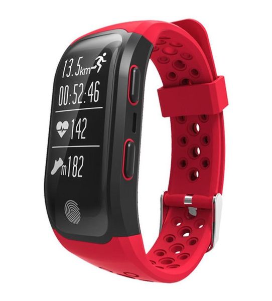 S908 Yükseklik Ölçer GPS Akıllı Bileklik Kalp Hızı Monitör Fitness Tracker Uyku Akıllı İzle IP68 İPhone 9064111 için su geçirmez kol saati