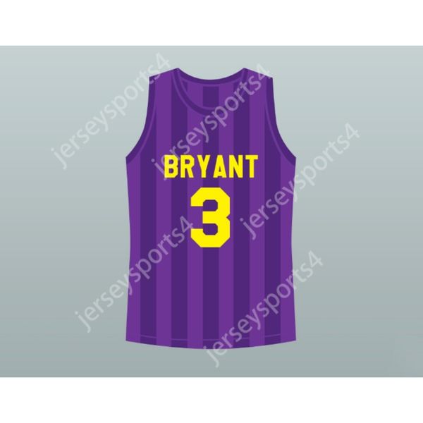 Beliebiger Name, jedes Team, PRINCE NELSON BRYANT JUNIOR HIGH SCHOO 3 BASKETBALLJERSEY MINNEAPOLIS, alle genäht, Größe S M L XL XXL 3XL 4XL 5XL 6XL. Top-Qualität