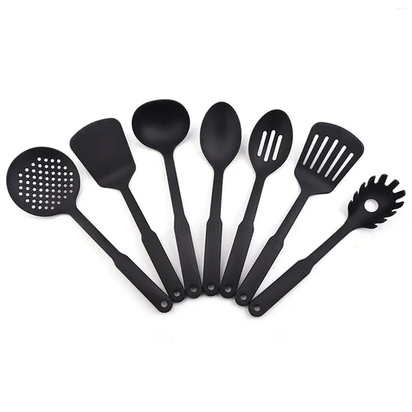 Set di pentole Cucchiai Pale Utensili Set con fori per appendere per picnic all'aperto