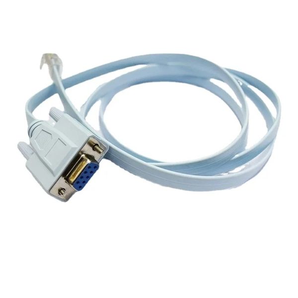 Konsol Kablosu RJ45 Ethernet - RS232 DB9 COM Port Seri Dişi Yönlendiriciler Ağ Adaptör Kablosu Cisco Anahtarı Routerrj45 için DB9 Seri Adaptör