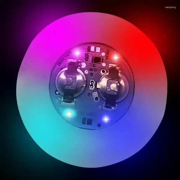 Depolama Şişeleri LED Kupa Tutucu Işıkları 7 Renkli Lüminesan İç Dekorasyon Atmosferi USB Şarj Mat İle Parlatıcılar Işık