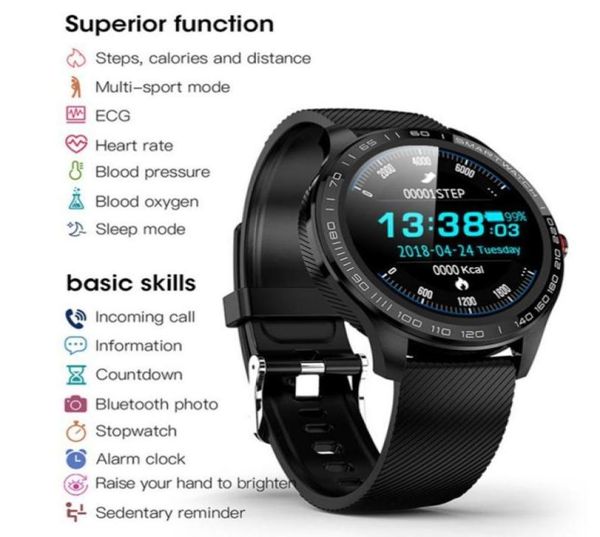 Aktivitäts -Tracker Smart Watches Sport für Android und so auf Telefon Smartwatch Heart Frequenzmonitor -Blutdruckfunktionen Erwachsener K2908937