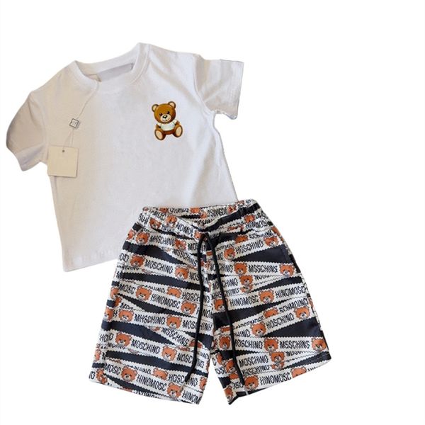 Designer-Marken-Baby-Kinderkleidungssets, klassische Markenkleidung, Anzüge, Sommer-Kurzarm-Shorts mit Buchstaben und Buchstaben für Kinder, modische Hemd-Sets, mehrere Stile C01