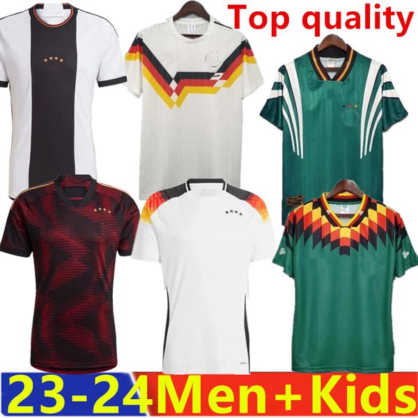 23 24 Euro Cup Deutschland Nationalmannschaft Fußballtrikots HUMMELS KROOS GNABRY WERNER DRAXLER REUS MULLER GOTZE 2025 Männer Kinder Kit Set Frauen Home Away Lila Fußballtrikot