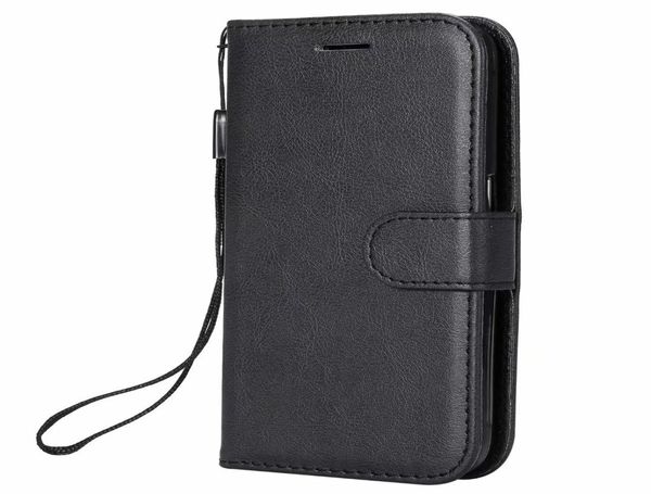 Casos de telefone celular carteira para samsung galaxy j120 j1 2016 flip capa cor pura couro do plutônio sacos móveis coque fundas3998733