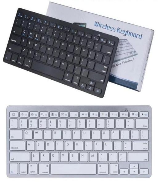 Ultraflache Bluetooth-Tastatur mit Stummschaltung für Tablets und Smartphones für Tablets. Der kabellose Tastaturstil ist Android Windows PC7523914