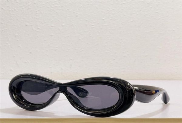 Nova moda masculina e feminina óculos de sol 40099 design especial cor inflada máscara forma quadro estilo vanguardista louco interessante with3285996