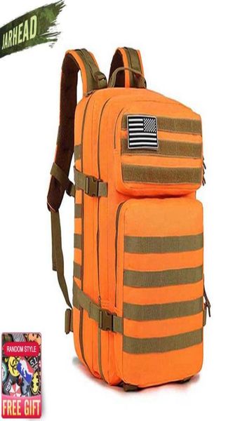 Upgrade 50L Tactical 3p Backpack Training Bag Man Man Outdoor Caminhando Camping Travel Rucksack Trekking Exército Molle Knapsack9326275