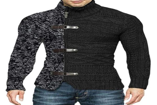 Herren-Designer-Pullover, Rollkragenpullover, Winter, warm, dick, Slim-Fit-Pullover, modischer Florkragen, einfarbige Strickhemden 3658797