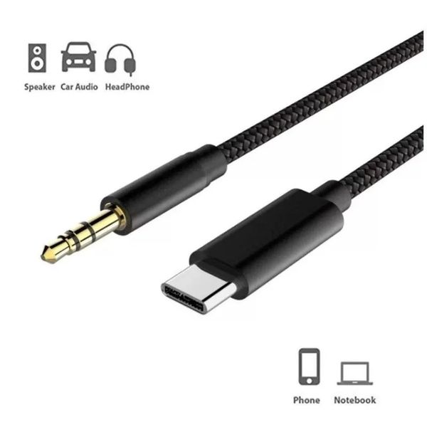 Neues Aux -Audiokabel vom Typ C bis 35 mm für Samsung -Lautsprecher und Auto - 2024 Adapter -Drahtlinie für Typ C bis 35 mm Buchadapterkabel - für Samsung - für Samsung