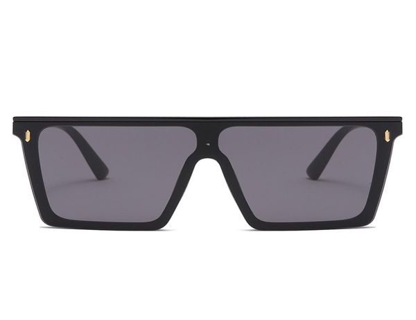 Солнцезащитные очки моды Men Men Classic Big Frame Square Shades Shades Белая краска.