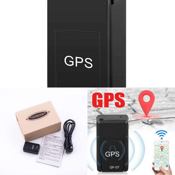 Atualização Mini Encontrar Dispositivo Perdido Gf-07 GPS Rastreador de Carro Rastreamento em Tempo Real Anti-Roubo Localizador Anti-Perdido Forte Montagem Magnética Posicionador de Mensagem SIM