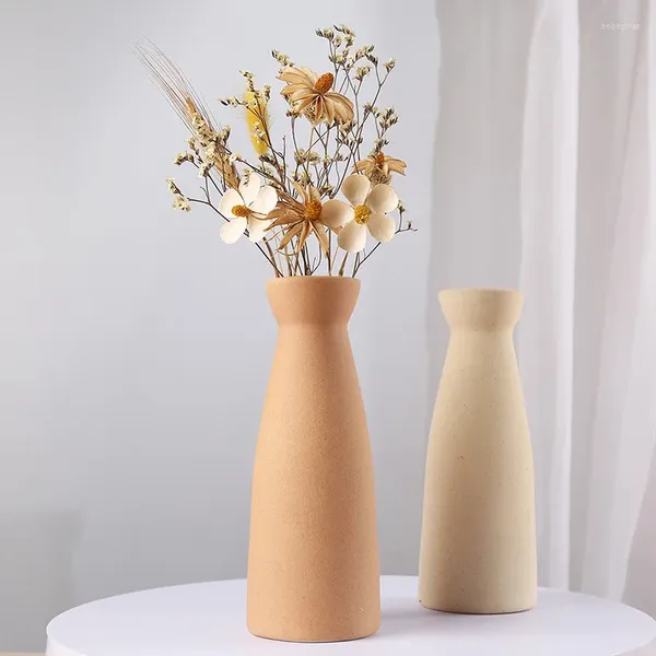 Vasi Moderni vasi in ceramica in stile giapponese Ornamenti Fiori secchi da tavolo Composizioni floreali decorative Accessori per la casa
