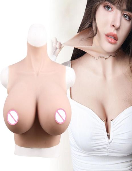 Силиконовая грудь образует фальшивые искусственные огромные сиськи для мастэктомии CrossDresser Transvestite Sissy Drag Coste Cosplay Sengle3904299
