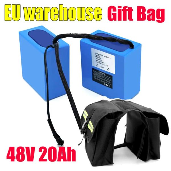 Tang Neue Ankunft Rahmen Satteltasche Elektrische Fahrrad Batterie 52 v 48 v 20a 30a Bms Samsung 18650 Zellen Pack elektrische Fahrrad Lithium Batterie