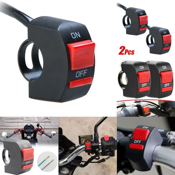 Yeni Universal Motosiklet Anahtarı Tolbar Taka Açma/Kapama Düğmesi Moto Scooter Far Kontrol Anahtarları DC12V/10A Motor Aksesuarları