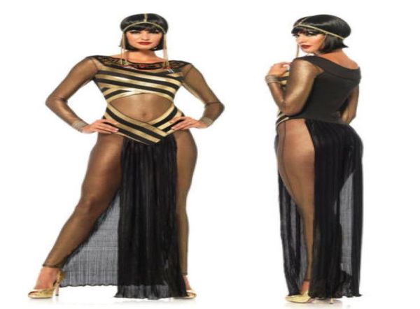 Costume da dea egiziana romana Cleopatra per donna di Halloween 88226094143