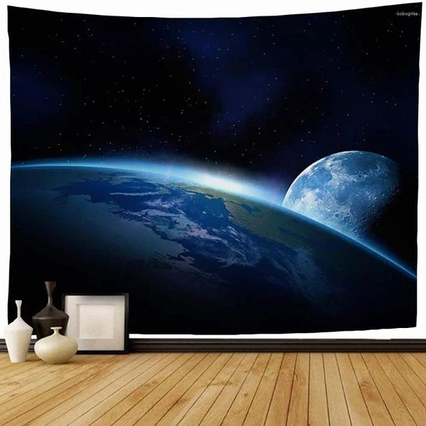 Arazzi Spazio esterno Pianeta Arazzo Astratta Fantascienza della Galassia Appeso a parete per camera da letto Soggiorno Dormitorio Decor