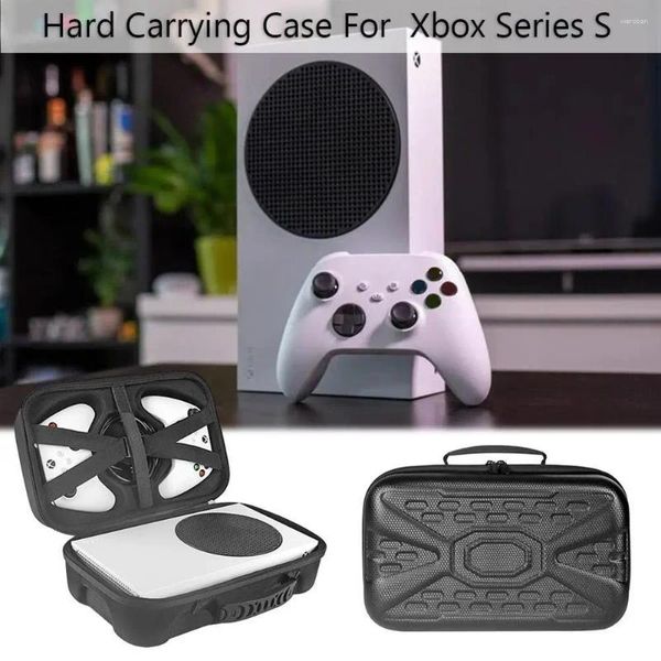 Сумки для хранения Жесткий чехол для игровой консоли Xbox Series S Дорожная сумка для переноски беспроводных контроллеров и аксессуаров