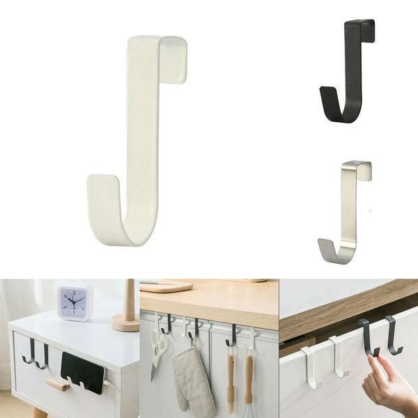 Nuovi 2 pezzi a forma di S in metallo con gancio per porta, appendiabiti, porta gadget, armadietto per riporre oggetti, accessori per il bagno