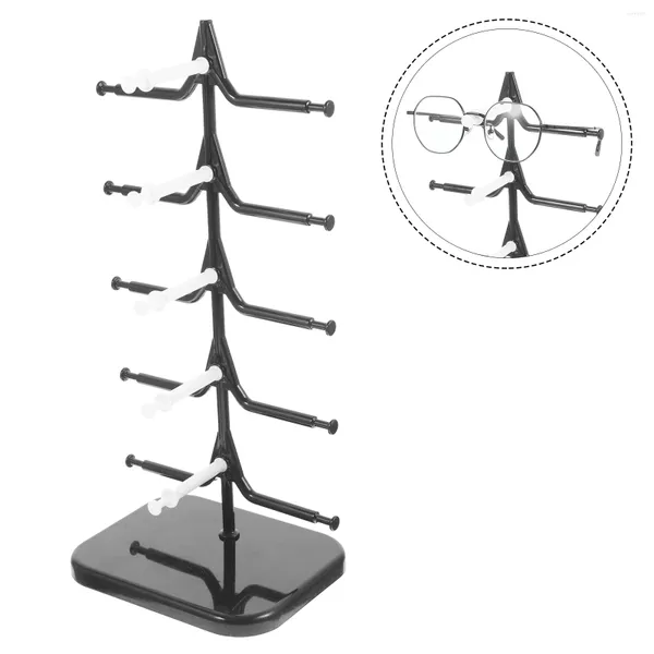 Декоративные пластины Поворотная оправа для очков Подставка для очков Полки для дисплея Съемный держатель для очков Полка для очков из полипропилена