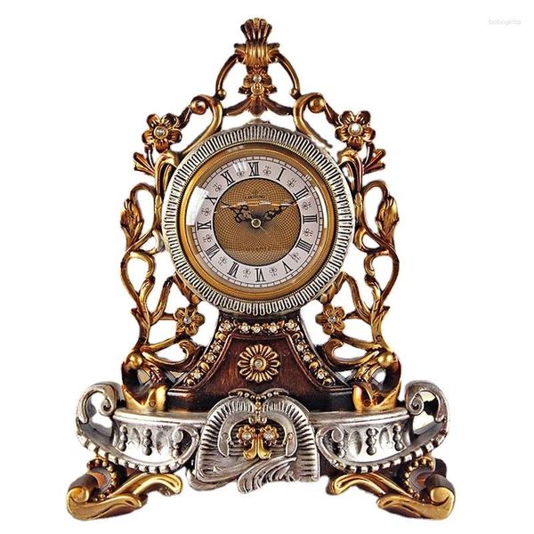 Orologi da tavolo Grande orologio in resina Digitale Silenzioso Scrivania Soggiorno Articoli per la decorazione della casa Lavoro Ufficio Camera da letto Ornamenti interni