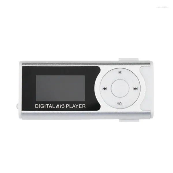 Media Player Back Clip Mini USB LED Işık LCD Ekran Desteği MP3/WMA Audio Formatları Müzik