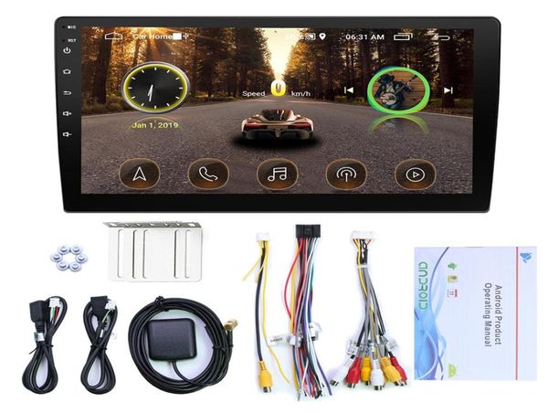101-дюймовый HD автомобильный Mp5-плеер GPS-навигация Mp3-радио AIO машина для Android3758385
