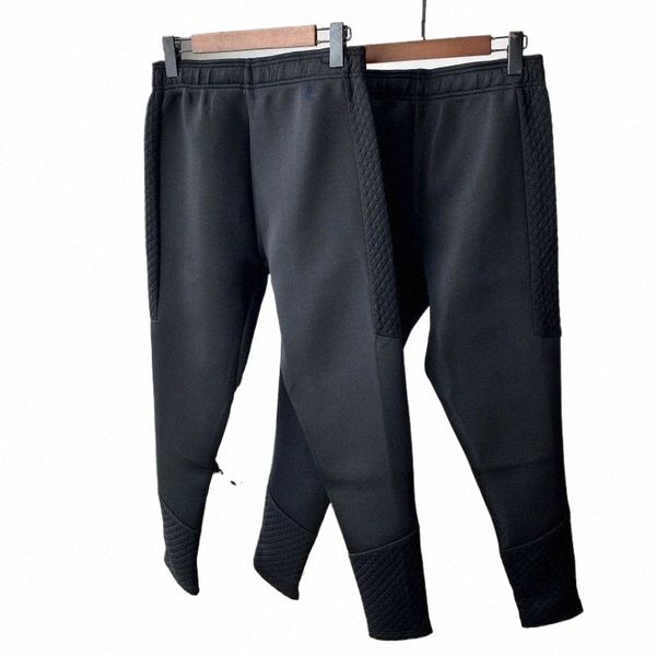 Inverno de alta qualidade calças masculinas misturadas camada de ar tecido calças masculinas queda 2023 manguito zip casual esporte moletom a7xo #