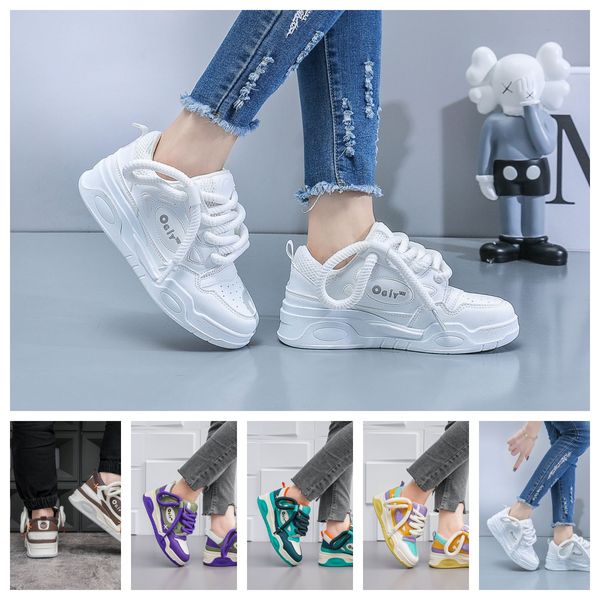 Tasarımcı Ayakkabı Dantel Up Fashion Platform Spor ayakkabılar erkekler siyah beyaz erkek bayan gündelik ayakkabılar Gai boyutu 35-45 elbise ayakkabıları konfor unisex